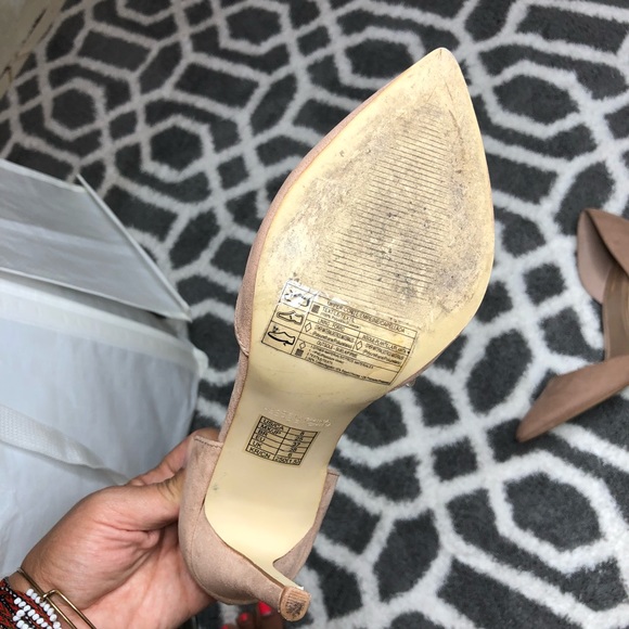 💫Nude Pointy Toe Heels F21 size 8 - Picture 5 of 6